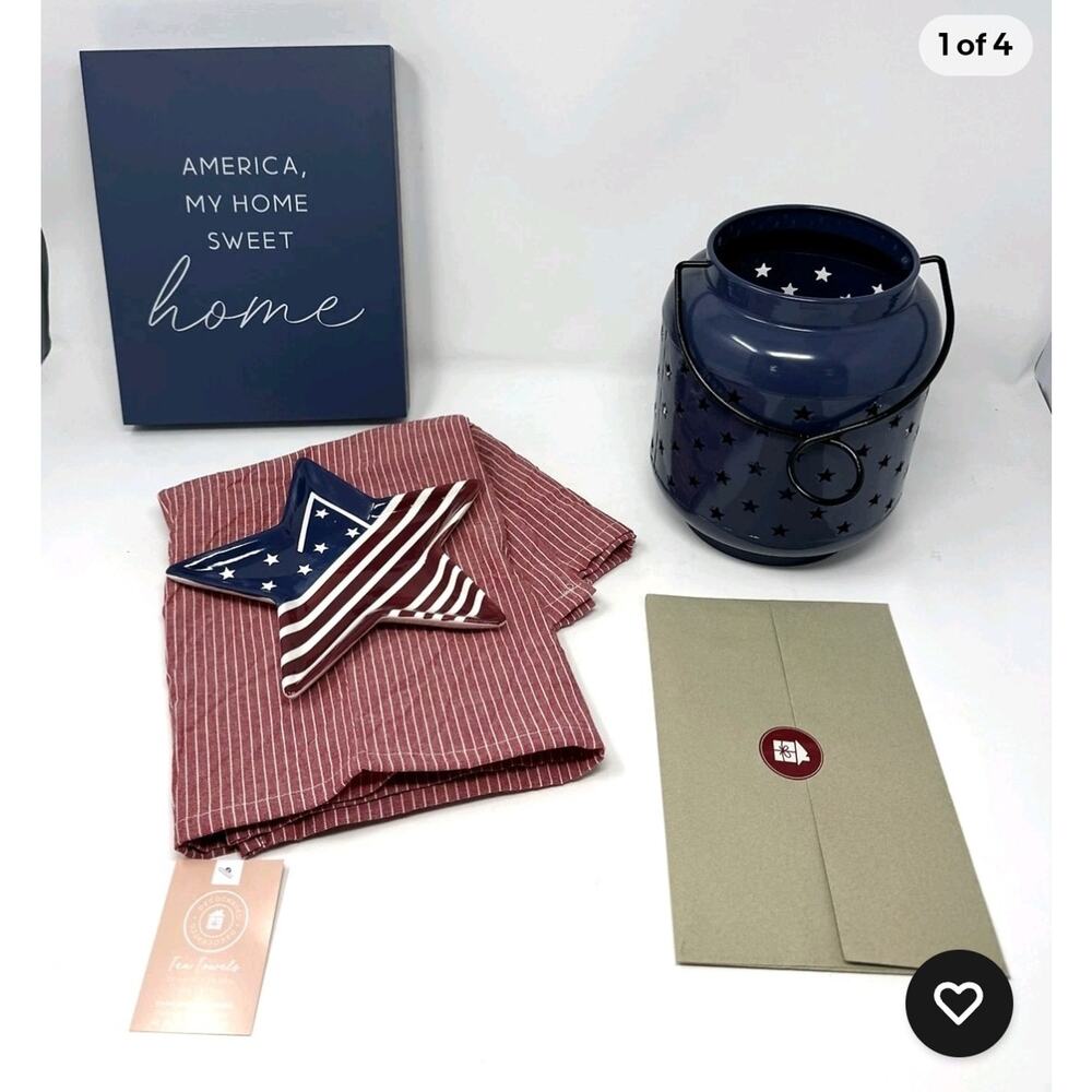 * DECOCRATE * ' HOME DECOR BOX ' -- AMERICANA ( 5 PCS )